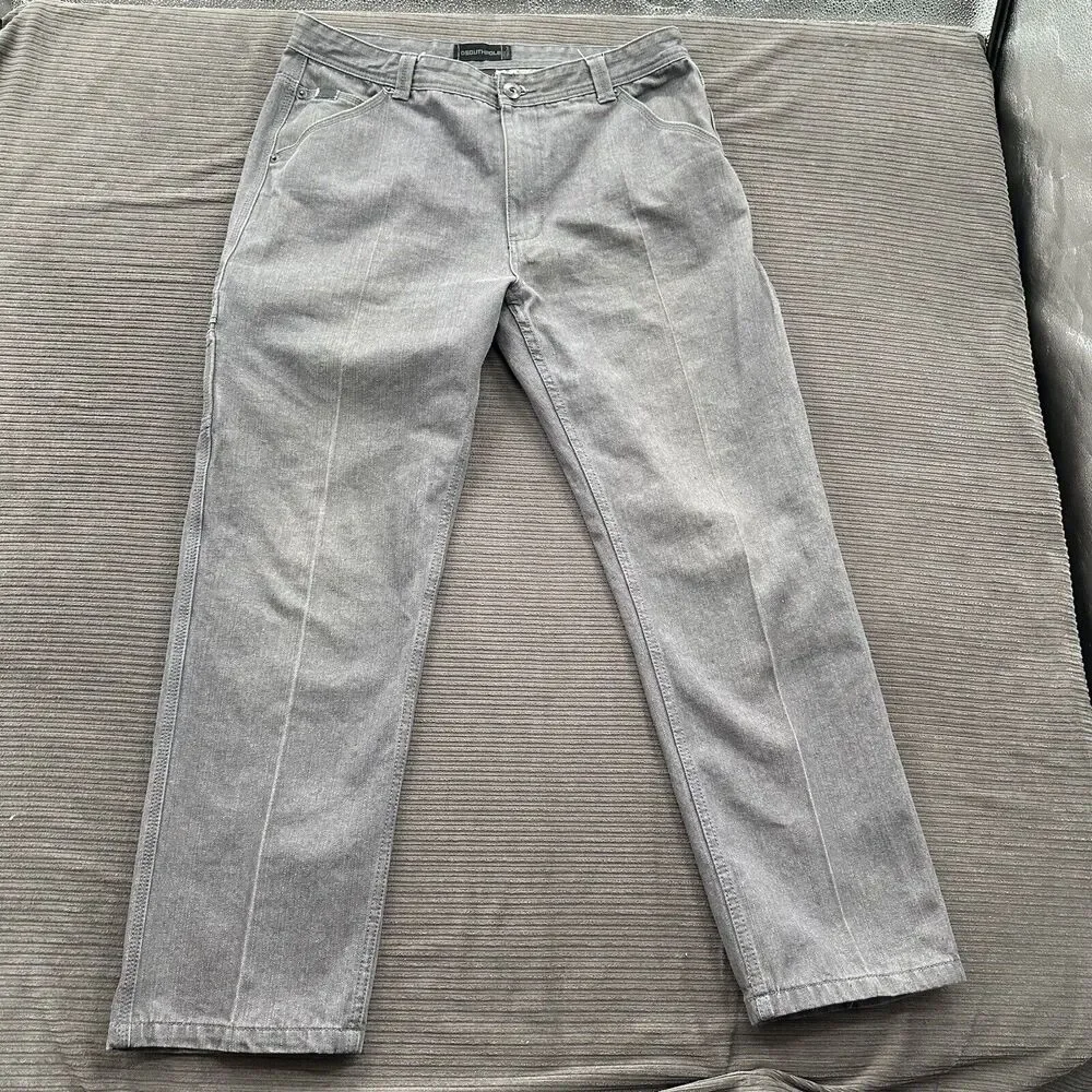 SouthPole Loose Straight Jeans Men 40/32 (Measured 38/32) Gray Cotton‎ Baggy.